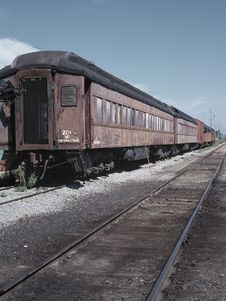 Retro Passenger Train Royalty Free Stock Photos Retro Passenger Train Royalty Free Stock Photos