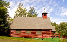 Log Church - 3 Stock Photos Log Church - 3 Stock Photos