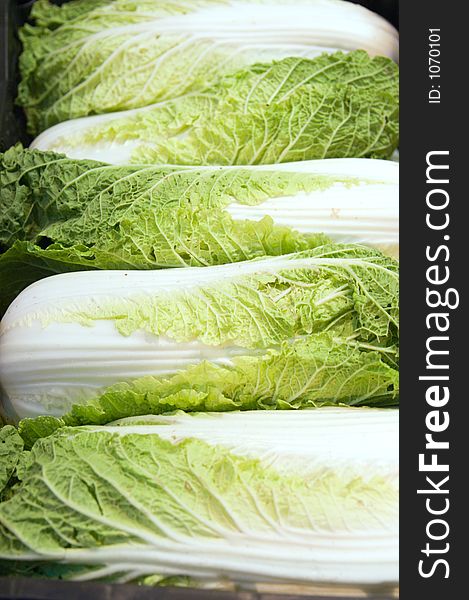 Close up of lettuce at the market