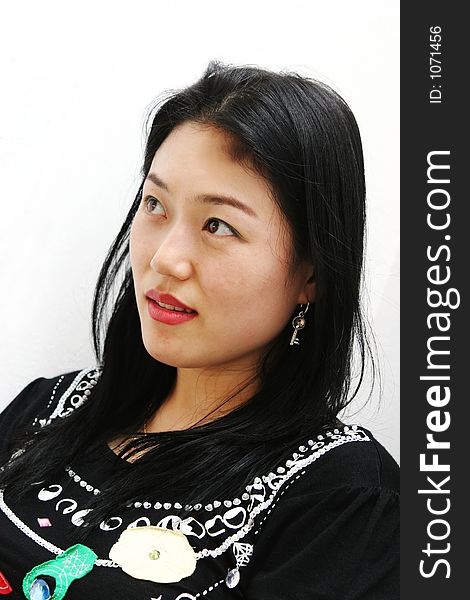 Portrait of an Asian woman. Portrait of an Asian woman