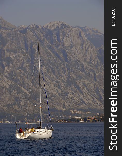 Regata in kotor bay, in montenegro. Regata in kotor bay, in montenegro