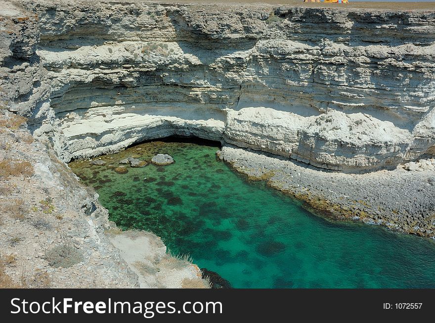 Precipitous cliffs. Precipitous cliffs