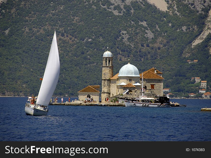 Regata in kotor bay, in montenegro. Regata in kotor bay, in montenegro