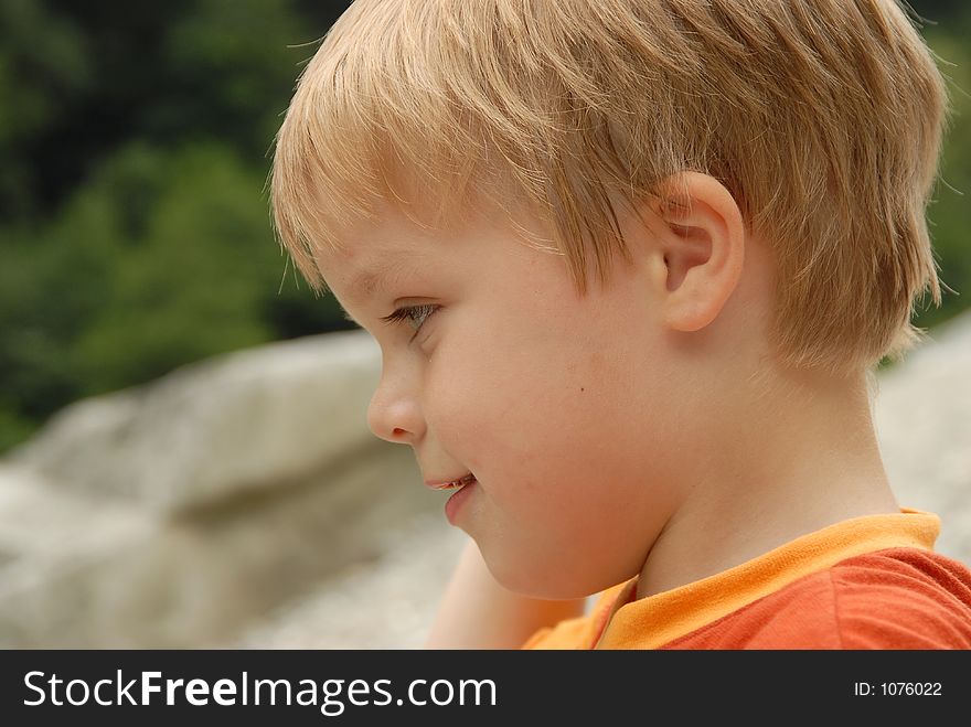 Young boy portrait