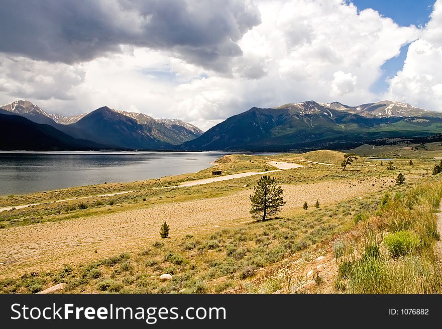 Lake And Mountain Vista