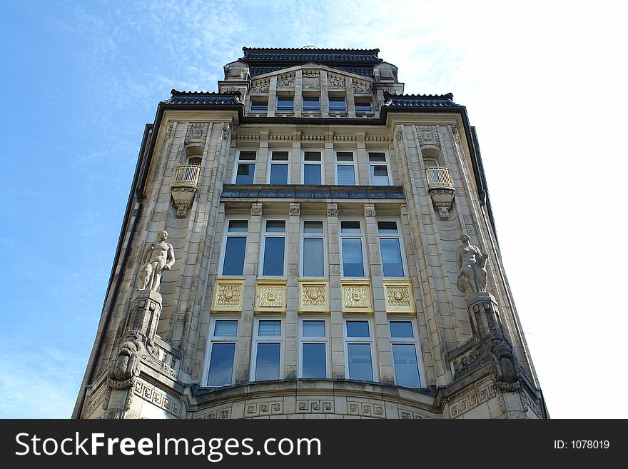 Historic building in Hamburg, Germany