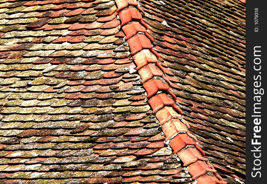 European style roof. European style roof