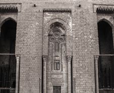 The Walls Of An Ancient Mosque In Old Cairo, Egypt Royalty Free Stock Images The Walls Of An Ancient Mosque In Old Cairo, Egypt Royalty Free Stock Images