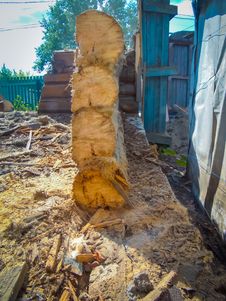 Broken Wood House Royalty Free Stock Image Broken Wood House Royalty Free Stock Image