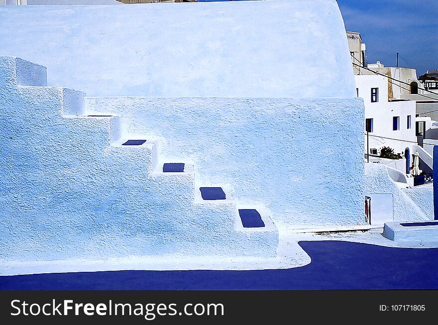Santorini details and street view -