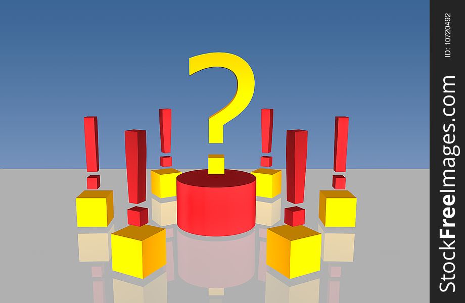 Help assistance with red and yellow color 3d - high quality