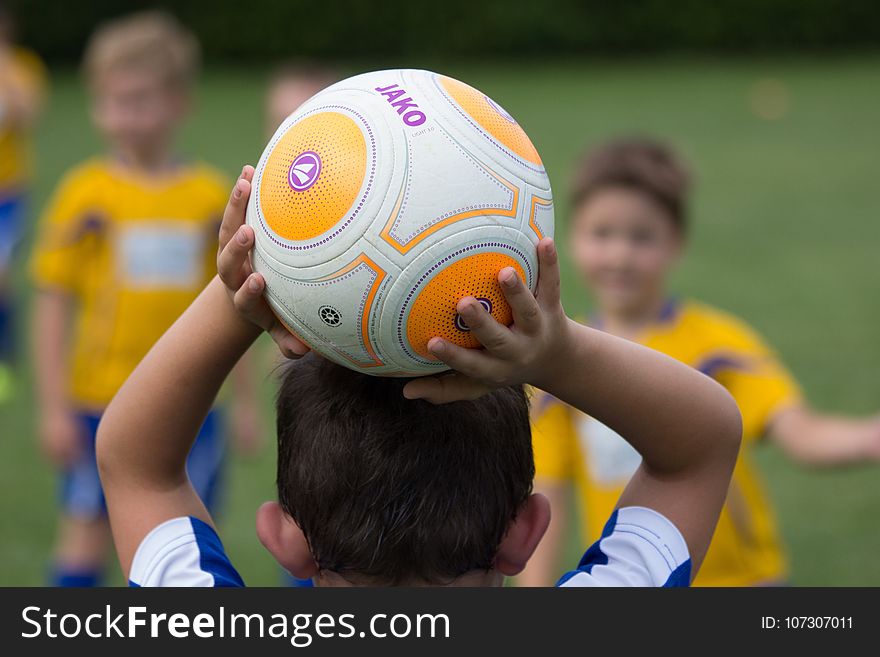 Sports, Yellow, Football, Player