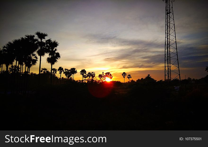 Sky, Sunset, Sunrise, Sun