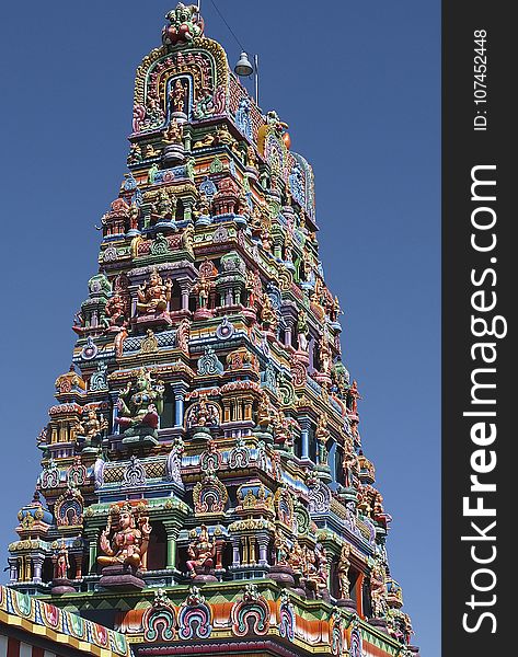 Hindu Temple, Landmark, Christmas Tree, Building