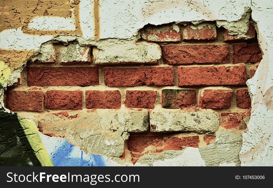 Wall, Brick, Brickwork, Material
