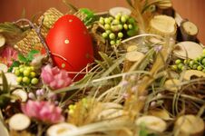 Easter Decor In A Box Stock Photography Easter Decor In A Box Stock Photography