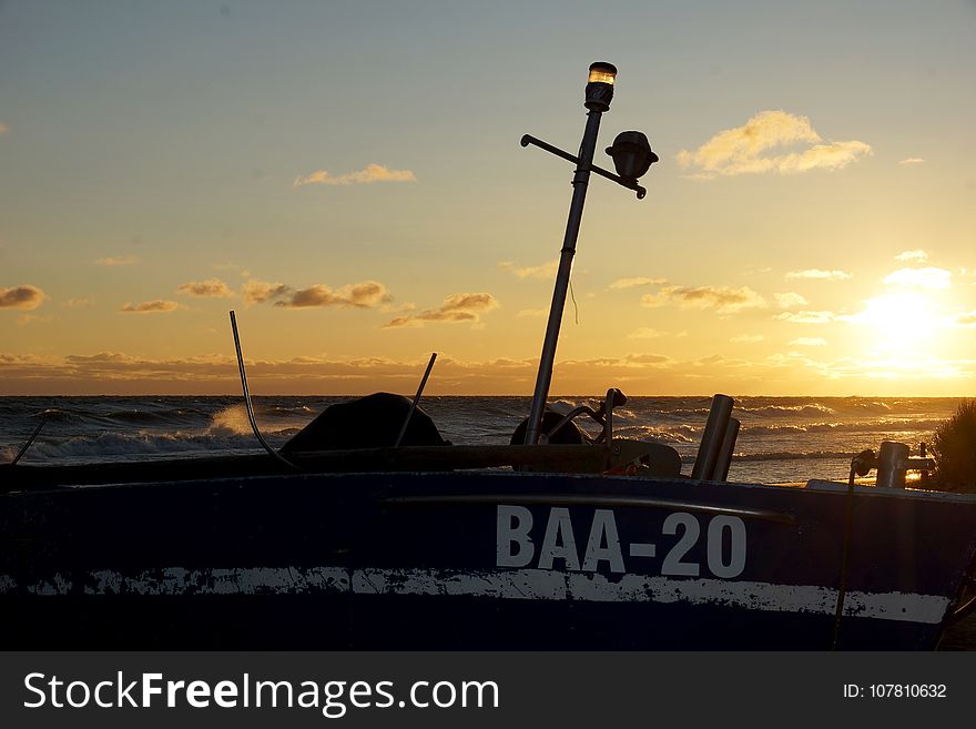 Sky, Water, Sea, Sunset