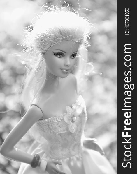 Black And White, Doll, Human Hair Color, Beauty