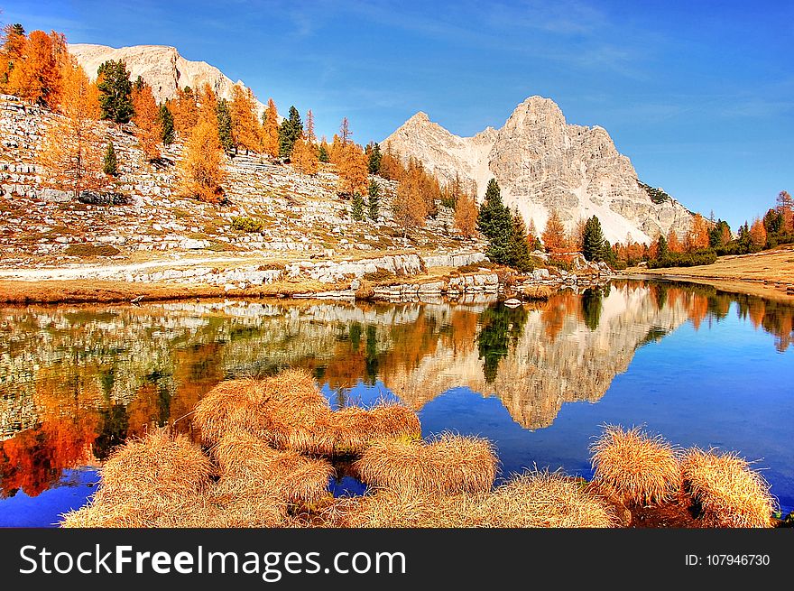 Reflection, Nature, Wilderness, Mountain