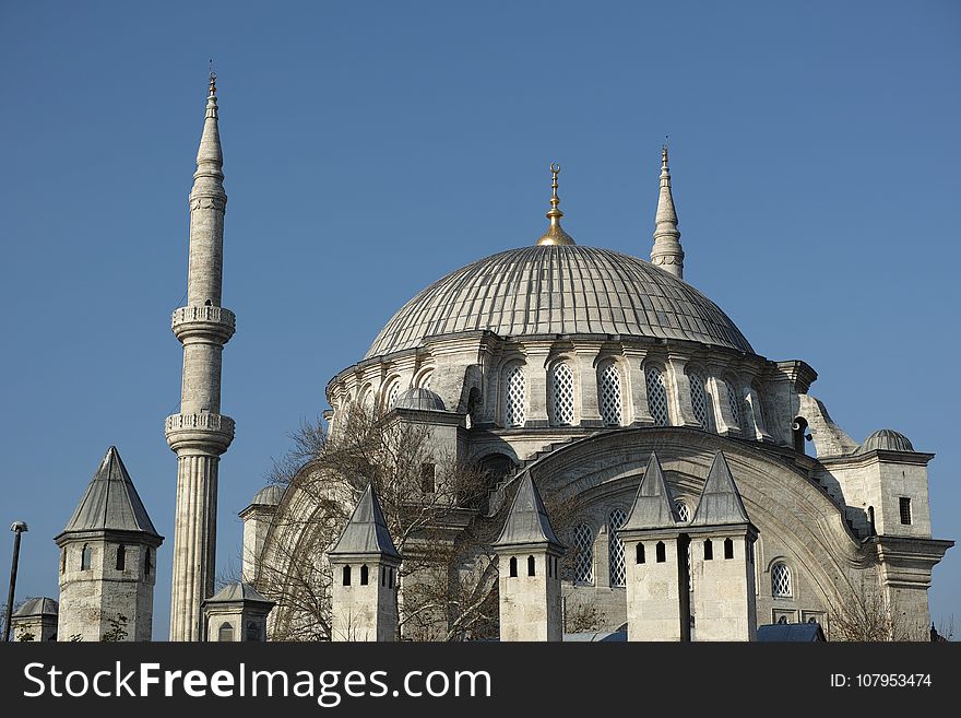 Mosque, Landmark, Byzantine Architecture, Building