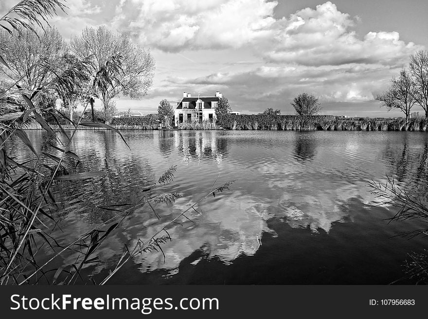 Reflection, Water, Nature, Sky