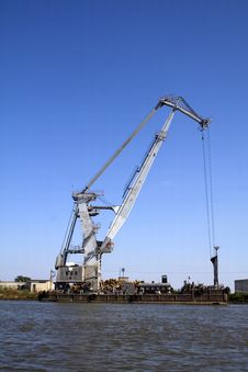 Harbour Crane Royalty Free Stock Images