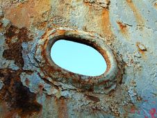 Rusty Porthole Stock Images