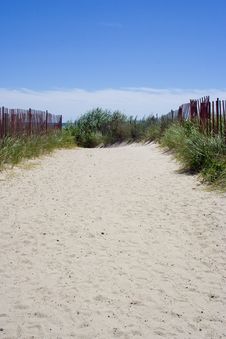 Sandy Path To The Beach Stock Photo Sandy Path To The Beach Stock Photo