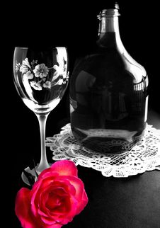 Wine And Rose Stock Photos Wine And Rose Stock Photos