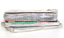 Old Notebooks Royalty Free Stock Photo Old Notebooks Royalty Free Stock Photo