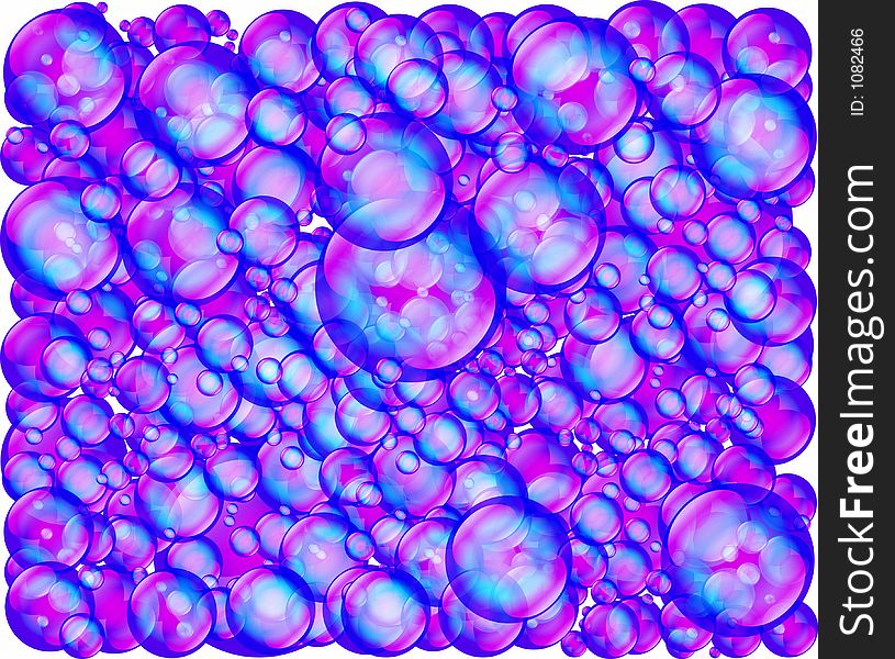 Raster graphic depicting a mass of bubbles. Raster graphic depicting a mass of bubbles