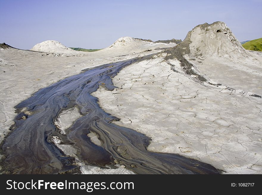 Muddy volcanos Romania. Muddy volcanos Romania