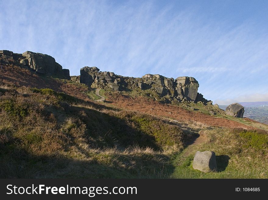 Cow And Calf Rocks, Ilkley Moor, West Yorkshire