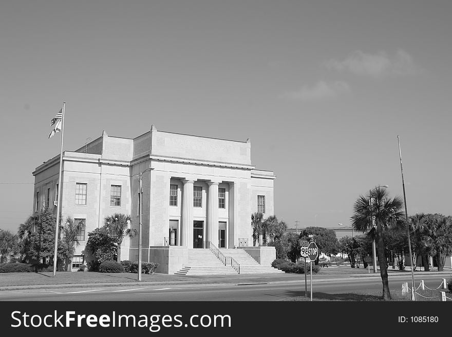 County Courthouse located in Appalachacola Florida