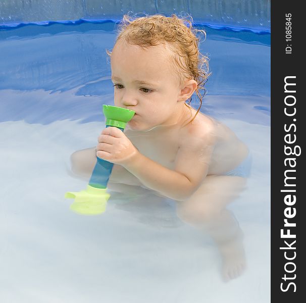 Drinking in Pool