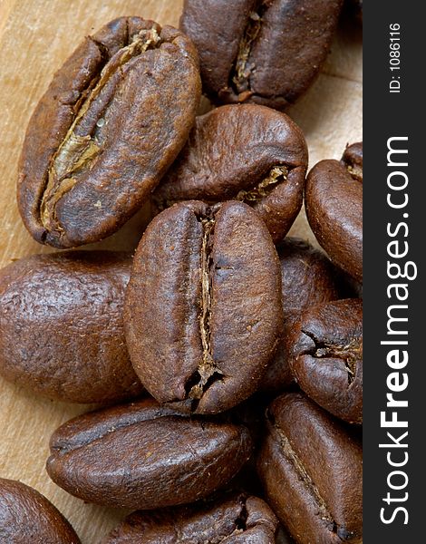 Perfect grains of magnificent invigorating coffee. Perfect grains of magnificent invigorating coffee