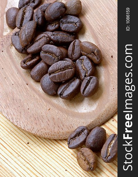 Perfect grains of magnificent invigorating coffee. Perfect grains of magnificent invigorating coffee