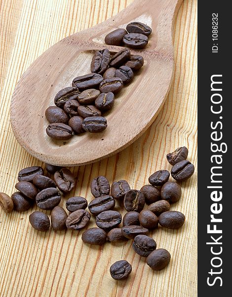 Perfect grains of magnificent invigorating coffee. Perfect grains of magnificent invigorating coffee