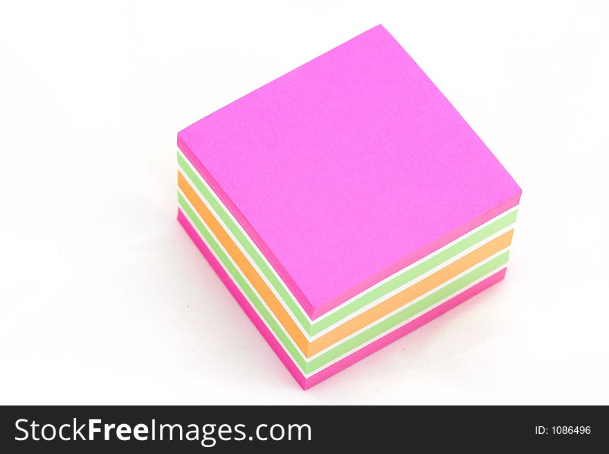 Sticky Notes On White