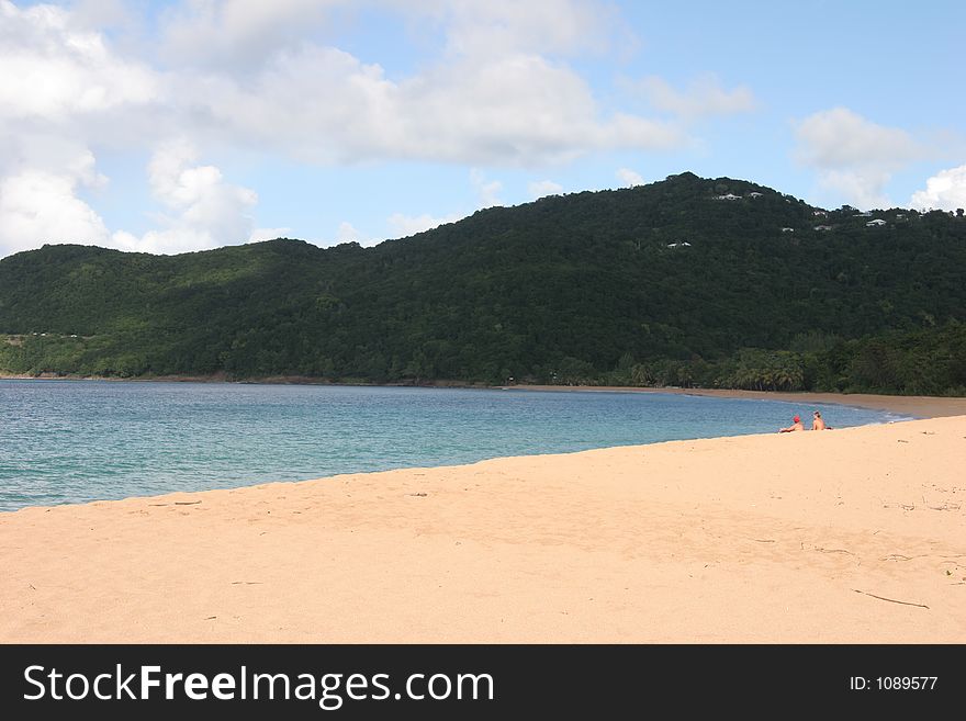 Nice beach of Guadeloupe. Nice beach of Guadeloupe