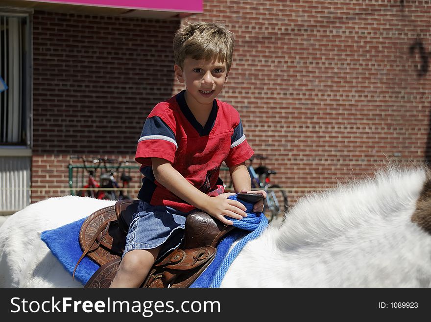 Child on a Horse. Child on a Horse