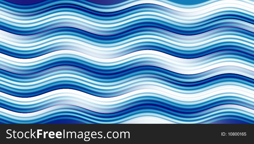water motion illustration in blue colors. water motion illustration in blue colors