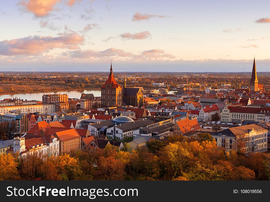 City, Sky, Cityscape, Urban Area