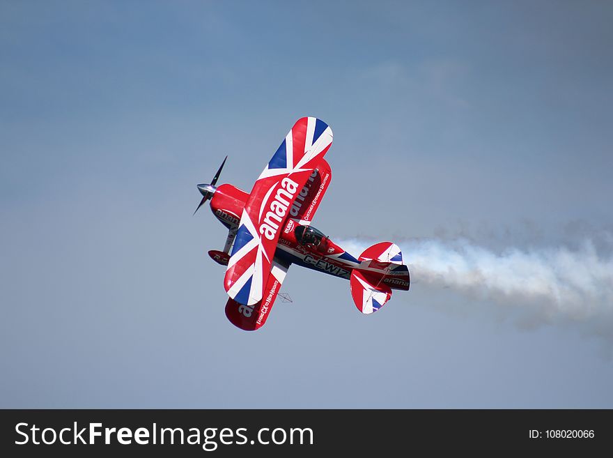 Red, Sky, Airplane, Air Racing