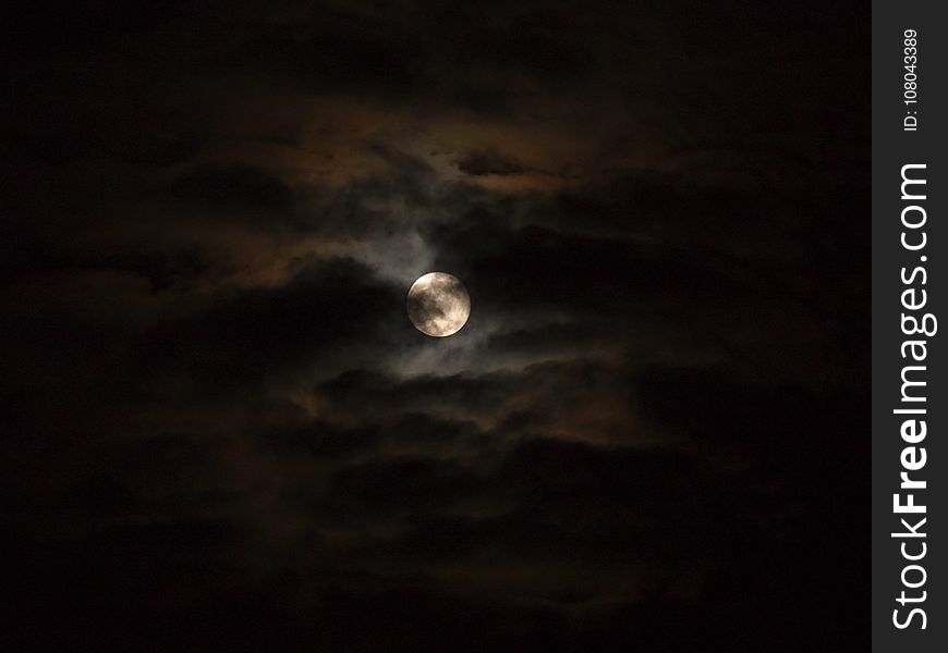 Sky, Atmosphere, Moon, Night