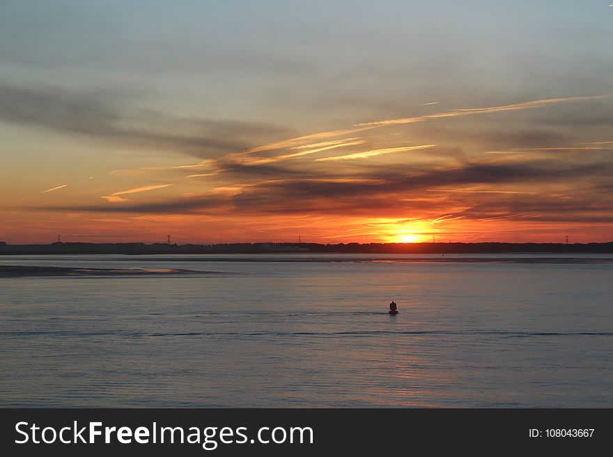 Horizon, Sky, Sunset, Sunrise