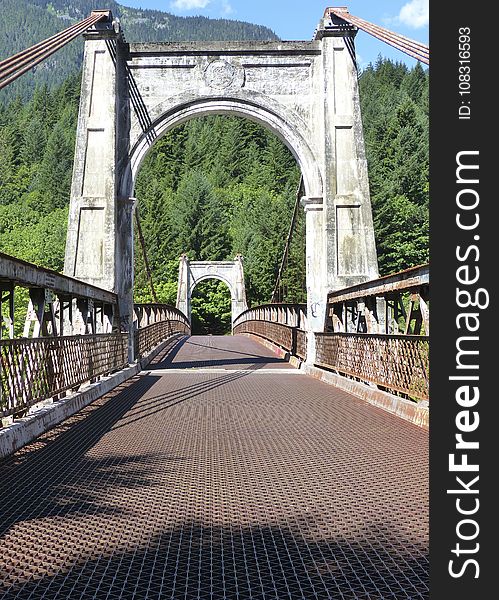 Bridge, Iron, Fixed Link, Arch Bridge