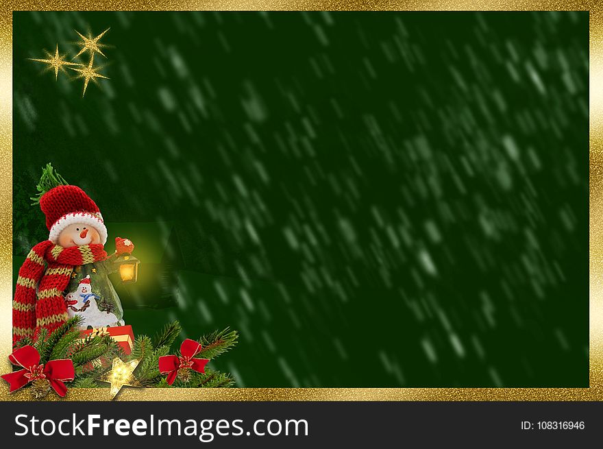 Green, Grass, Christmas, Fir