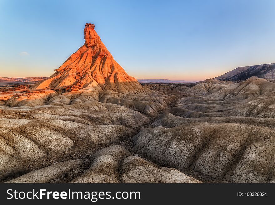 Castil de tierra in Las Bardenas