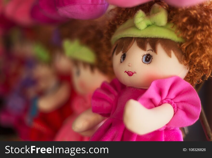 Wool doll, a perfect gift for a kid